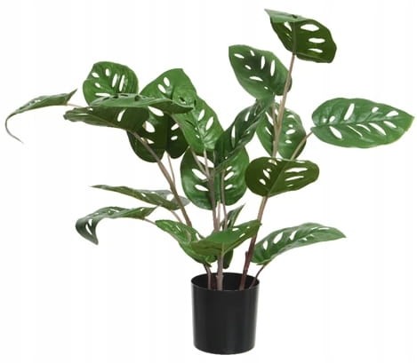 Monstera roślina sztuczna ozdobna w doniczce 45 cm