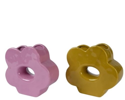 Wazon kamionkowy kwiat uniwersalny 16x6x17,5 cm