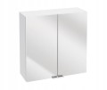 Szafka łazienkowa z lustrem wisząca biała 60 cm Multi Glass
