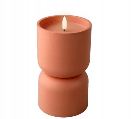 Świeca LED ozdobna dekoracyjna terra 16,5 cm