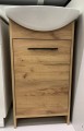 Szafka łazienkowa z umywalką dąb złoty 45 cm Frigo