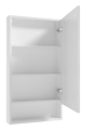Szafka łazienkowa z lustrem wisząca biała 50x90 cm Lupo
