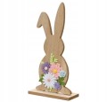 Figurka wielkanocna zając drewniany ozdobny 28,5 cm