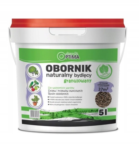 Nawóz naturalny obornik bydlęcy granulowany 5l