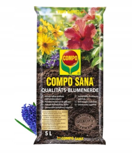 Ziemia podłoże do roślin kwiatów dobry skład 5L