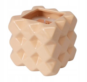 Świeca zapachowa dekoracyjna w kamionce 9x9 cm 