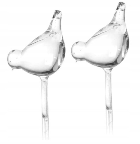 Nawadniacz do doniczek roślin kwiatów szklany 2szt. 200ml 