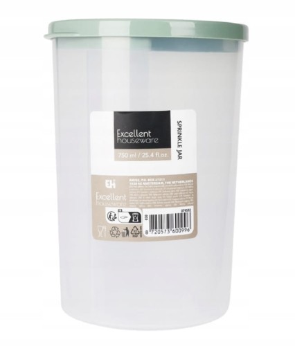 Pojemnik do przechowywania 750 ml z wieczkiem