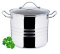 Garnek ze stali nierdzewnej 13,5 l 28 cm z pokrywką indukcja