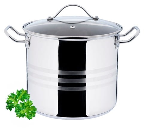 Garnek ze stali nierdzewnej 13,5 l 28 cm z pokrywką indukcja