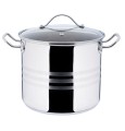 Garnek ze stali nierdzewnej 13,5 l 28 cm z pokrywką indukcja