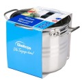 Garnek ze stali nierdzewnej 13,5 l 28 cm z pokrywką indukcja