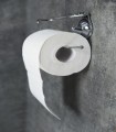 Uchwyt na papier toaletowy srebrny stal