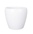 Osłonka ceramiczna biała 14x13cm owalna