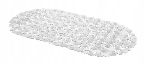 Mata łazienkowa antypoślizgowa z przyssawkami 67x35cm transparentna