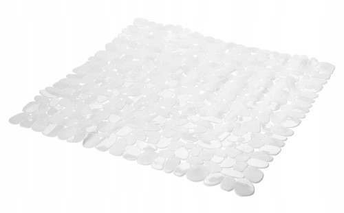 Mata łazienkowa antypoślizgowa kwadrat 53 x 53 cm na przyssawki