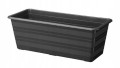 Skrzynka balkonowa grafitowa 60cm plastikowa