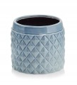 Osłonka ceramiczna niebieska 15x13cm