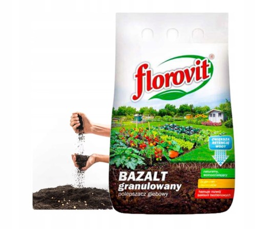 Mączka bazaltowa Florovit 5 kg nawóz granulowany 