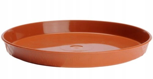 Podstawka pod doniczkę terrakota 35 cm okrągła plastikowa