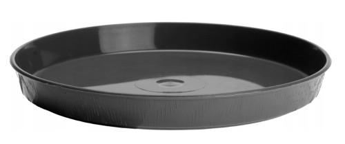 Podstawka pod doniczkę plastikowa 35 cm okrągła grafitowa