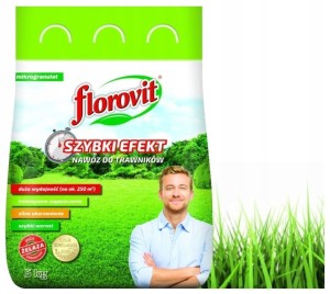 Florovit nawóz do trawników 5 kg mikrogranulat z żelazem
