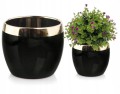 Osłonka ceramiczna 11 cm czarna mała kula