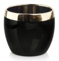 Osłonka ceramiczna 11 cm czarna mała kula