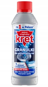 KRET granulki do udrożniania rur syfonów 280 g 