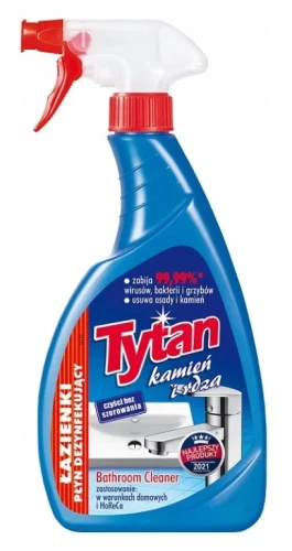 Płyn do mycia łazienek 500g Tytan do usuwania kamienia i rdzy