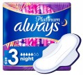Always Platinum podpaski ze skrzydełkami 6 sztuk ultra night