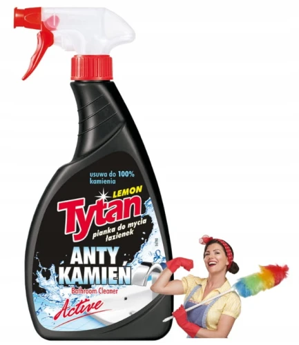 Tytan Pianka do mycia łazienek kamień rdza 500 g