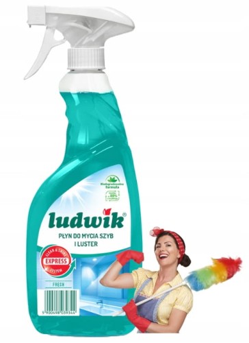 Ludwik Płyn do mycia szyb i luster 750 ml