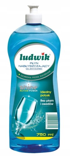 Ludwik nabłyszczacz do zmywarek 750 ml lemon 