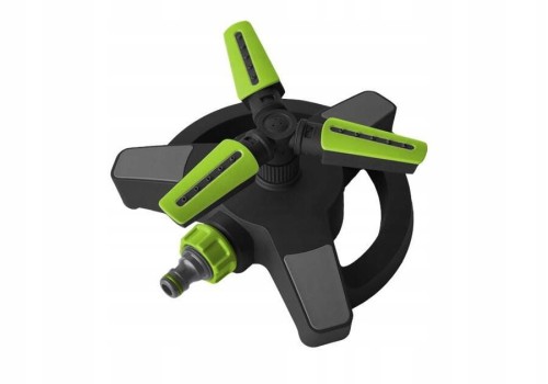 Zraszacz obrotowy trójramienny na podstawie 8 funkcyjny ABS TPR