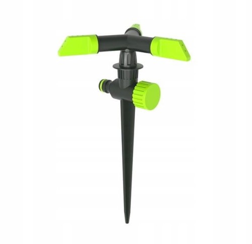 Zraszacz obrotowy trójramienny na szpilce ABS regulowany