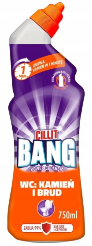 Cilit Bang żel do WC odkamieniacz 750 ml kamień i brud