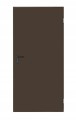 Drzwi stalowe zewnętrzne techniczne 80x200cm brązowe