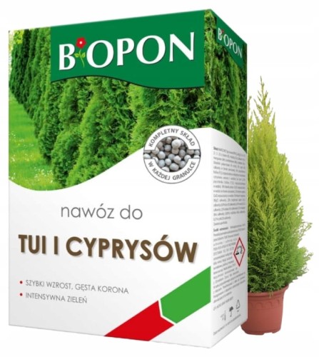 Nawóz granulowany do tui i cyprysów 3 kg