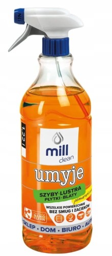 Mill płyn do mycia szyb luster i glazury 1,22l 