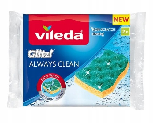Vileda zmywak kuchenny gąbka do mycia naczyń 2szt