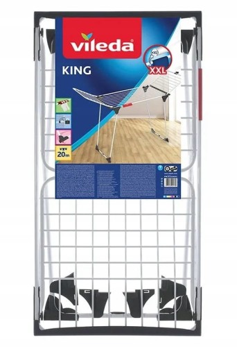 Suszarka na bieliznę  174x57x91cm Vileda na kółkach