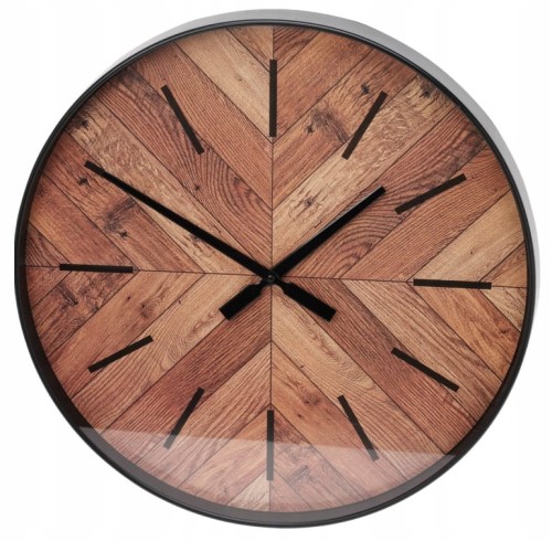 Zegar ścienny dekoracyjny 50,8 cm jodełka