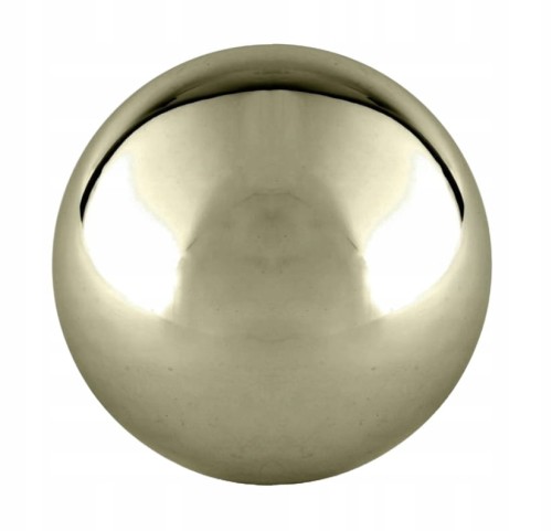 Kula dekoracyjna ceramiczna 13 cm złota lustrzana