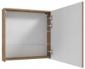 Szafka łazienkowa z lustrem wisząca 60x60 cm dąb evoke