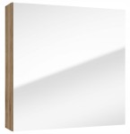 Szafka łazienkowa z lustrem wisząca 60x60 cm dąb evoke