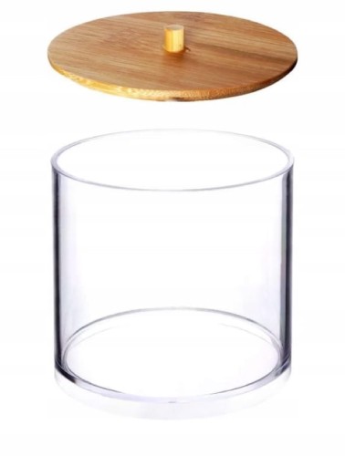 Pojemnik łazienkowy na kosmetyki przezroczysty 