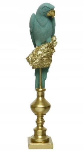 Figurka papugi siedzącej na grzędzie 45 cm