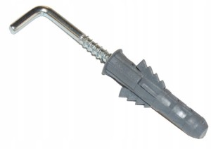 Kołki rozporowe z hakiem prostym 8x40mm 9szt