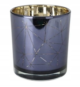 Świecznik szklany na tealight 7x8cm